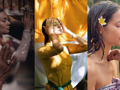 6 Potret Seleb Healing Melukat di Bali, Ariel Tatum hingga Anya Geraldine