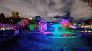 Panorama Warna-warni Taman Botani Brooklyn yang Indah Banget
