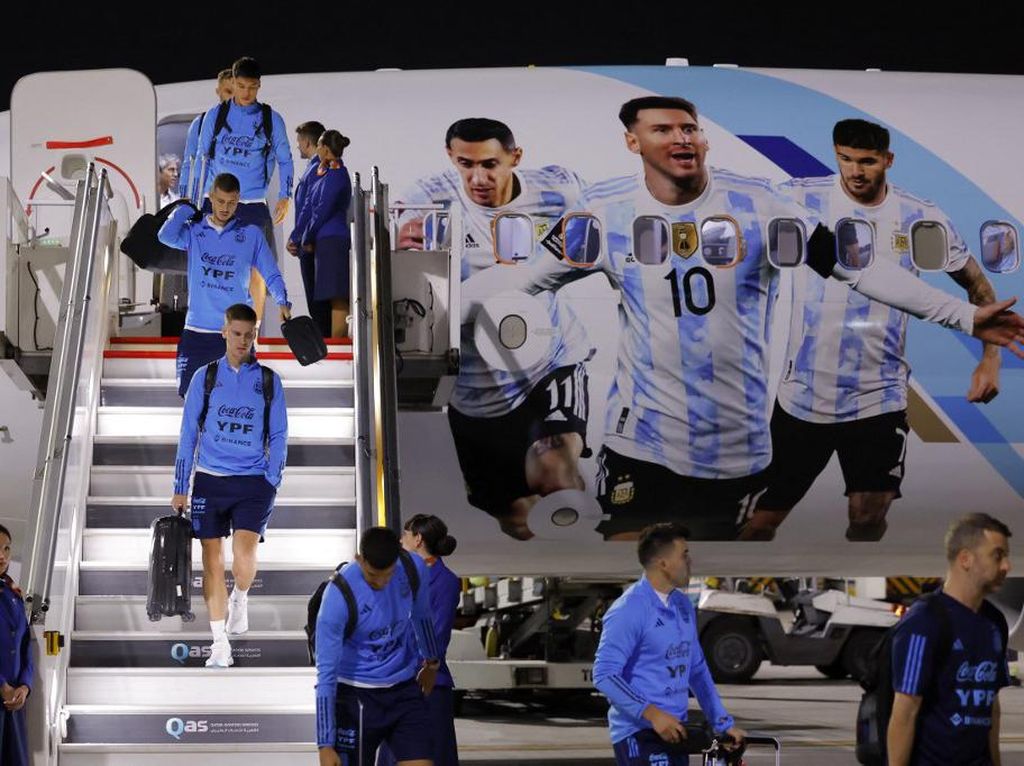 Piala Dunia: Bukan Hotel Mewah, Timnas Argentina Nginap di Aula Kampus