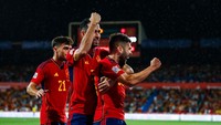 Ketujuh pemain Barcelona itu adalah Eric Garcia, Jordi Alba, Sergio Busqutes, Gavi, Pedri, Ferran Torres, Ansu Fati (Getty Images)