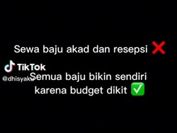 Viral Wanita Buat Baju Pengantin Sendiri Rp 200 Ribu, Hasilnya Bikin Takjub