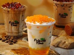 Unik! Icip Sensasi Ngeteh Pakai Boba Lemon-Cendol yang Menyegarkan