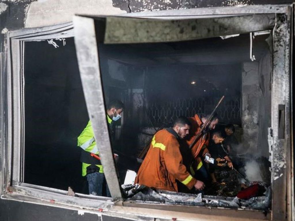 Tragis! 21 Orang Tewas Akibat Kebakaran di Kamp Pengungsi di Gaza