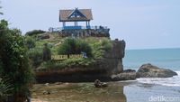 Suasana TKP Pembunuhan Wanita Hamil di Pantai Kukup Gunungkidul