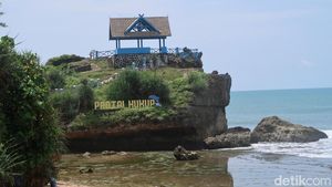 Suasana TKP Pembunuhan Wanita Hamil di Pantai Kukup Gunungkidul