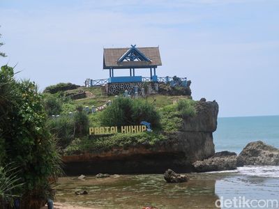 Suasana TKP Pembunuhan Wanita Hamil di Pantai Kukup Gunungkidul