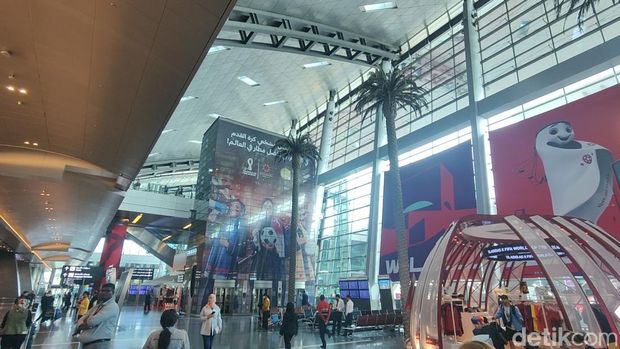 Suasana menyambut Piala Dunia 2022 di Qatar