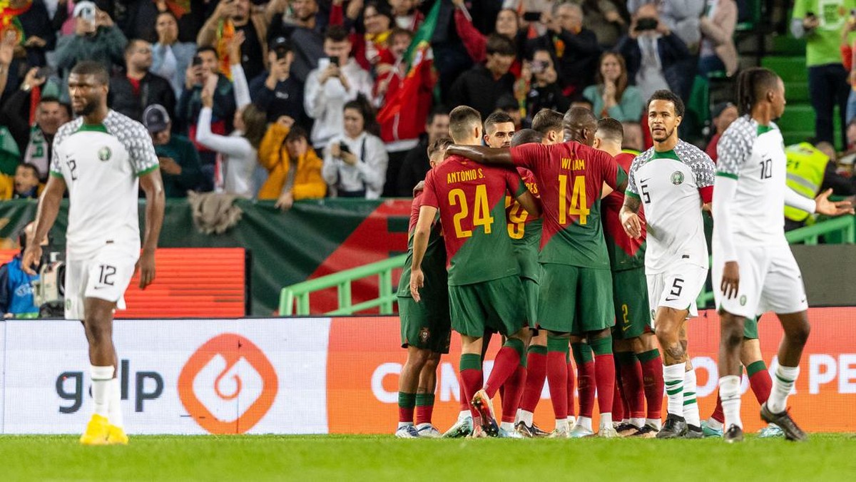 Portugal menggasak Nigeria 4-0 di laga uji coba sebelum Piala Dunia 2022. Foto: DeFodi Images via Getty Images/DeFodi Images