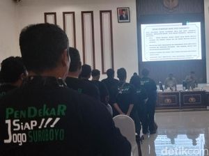 Puluhan Perwakilan Pesilat se-Surabaya Berikrar Jaga Keamanan Kota Pahlawan