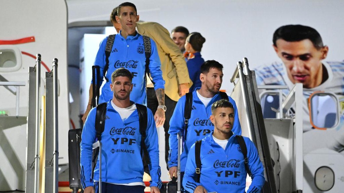 Argentina membawa stok daging melimpah ke Qatar sebagai bagian persiapan untuk Piala Dunia 2022. Foto: Getty Images/Justin Setterfield