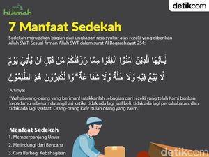 7 Manfaat Sedekah, Memperpanjang Umur hingga Membersihkan Harta 7 Manfaat Sedekah, Memperpanjang Umur hingga Membersihkan Harta