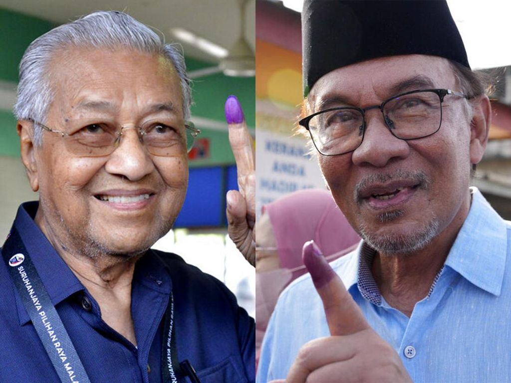 Fakta-fakta Terkini Pemilu Malaysia: Anwar Ibrahim Unggul, Mahathir Kalah
