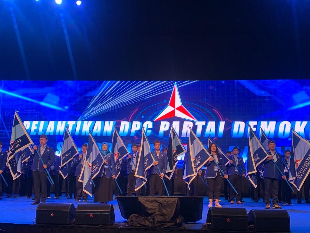 Pelantikan DPC Partai Demokrat se-Jawa Barat (Mulia-detikcom)