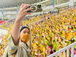 Hadiri Muktamar Muhammadiyah di Solo, Puan Disambut Antusias Warga
