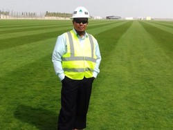 Sentuhan Putra Indramayu di Taman Stadion-stadion Piala Dunia 2022