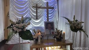 Suasana Rumah Duka Aktor Senior Rudy Salam di Salatiga