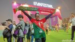Keseruan Pecinta Bola di Fan Festival Piala Dunia 2022