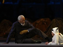 Morgan Freeman Buka Piala Dunia 2022 Layaknya The Story of God