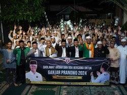 Santri-Warga di Jakut Doakan Ganjar Pranowo Jadi Presiden di 2024