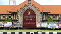Karangan Bunga Ucapan Selamat Banjiri Polda Bali Usai KTT G20