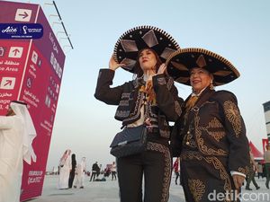 Jelang Pembukaan Piala Dunia 2022, Stadion Al Bayt Meriah Jelang Pembukaan Piala Dunia 2022, Stadion Al Bayt Meriah
