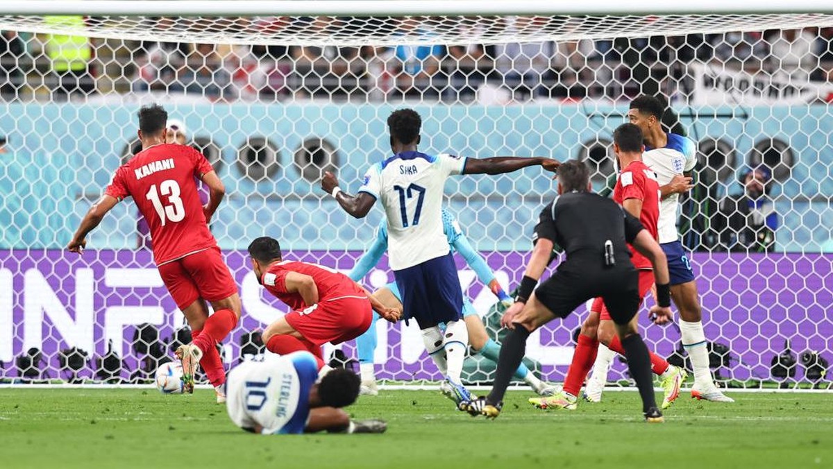 Inggris berpesta gol saat menghadapi Iran (Foto: Getty Images/Robbie Jay Barratt - AMA)