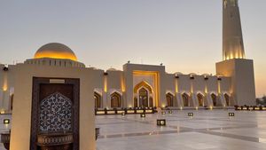Potret Megahnya Masjid Imam Abdul Wahhab di Qatar