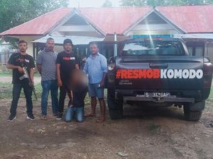 Buron Pelaku Pencabulan 3 Anak Kandung di Labuan Bajo Ditangkap