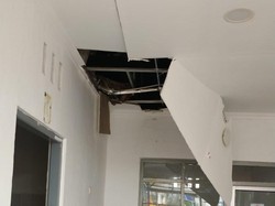 Gempa M 5,6, Perjalanan KA Disetop Sementara-Plafon Stasiun Cianjur Rusak