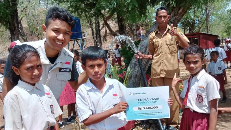 Berkat Sahabat Baik, Sumber Air Makin Dekat dengan SDN 02 Leomanu, NTT