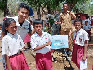 Berkat Sahabat Baik, Sumber Air Makin Dekat dengan SDN 02 Leomanu, NTT
