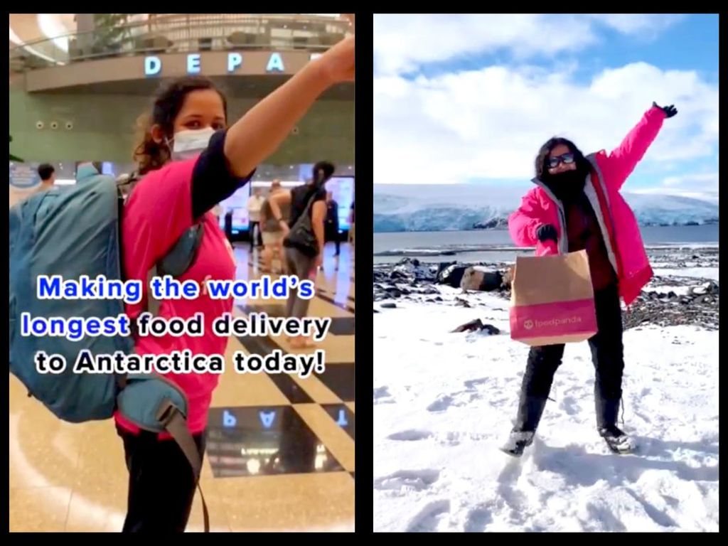 Gokil! Pengantaran Makanan Terjauh, dari Singapura ke Antartika