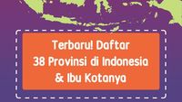 Terbaru! Daftar 38 Provinsi di Indonesia & Ibu Kotanya