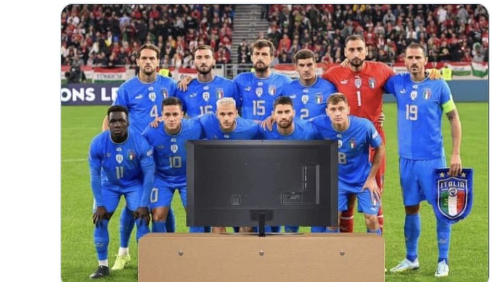 Gagal ke Piala Dunia 2022, Italia Diolok Netizen Cuma Bisa Nobar