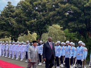 Usai Bertemu Menhan China, Prabowo Sambut Menhan AS di Jakarta