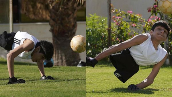 6 Potret Ghanim Al Muftah Aktif Olahraga Meski Idap Penyakit Langka