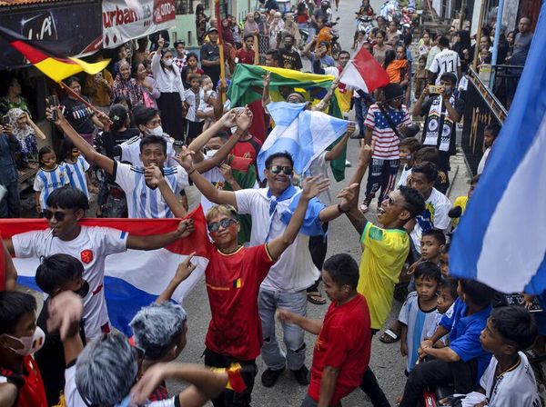 Seperti Ini Meriahnya Demam Piala Dunia di Sulawesi Barat