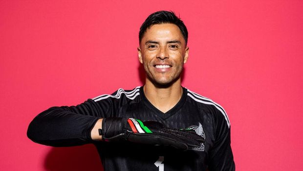 DOHA, QATAR - NOVEMBER 18: Alfredo Talavera of Mexico poses during the official FIFA World Cup Qatar 2022 portrait session on November 18, 2022 in Doha, Qatar. (Photo by Hector Vivas - FIFA/FIFA via Getty Images)