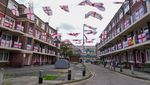 Puluhan Bendera Inggris Mejeng di London Jelang Laga Lawan Iran