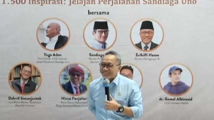 Zulkifli Hasan (Tangkapan layar YouTube) Zulkifli Hasan (Tangkapan layar YouTube)