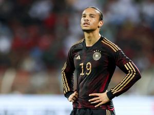 Cedera Lutut, Sane Absen Bela Jerman Saat Bentrok dengan Jepang Cedera Lutut, Sane Absen Bela Jerman Saat Bentrok dengan Jepang