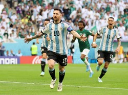 Argentina Vs Arab Saudi: Messi Bawa Tim Tango Unggul di Babak I