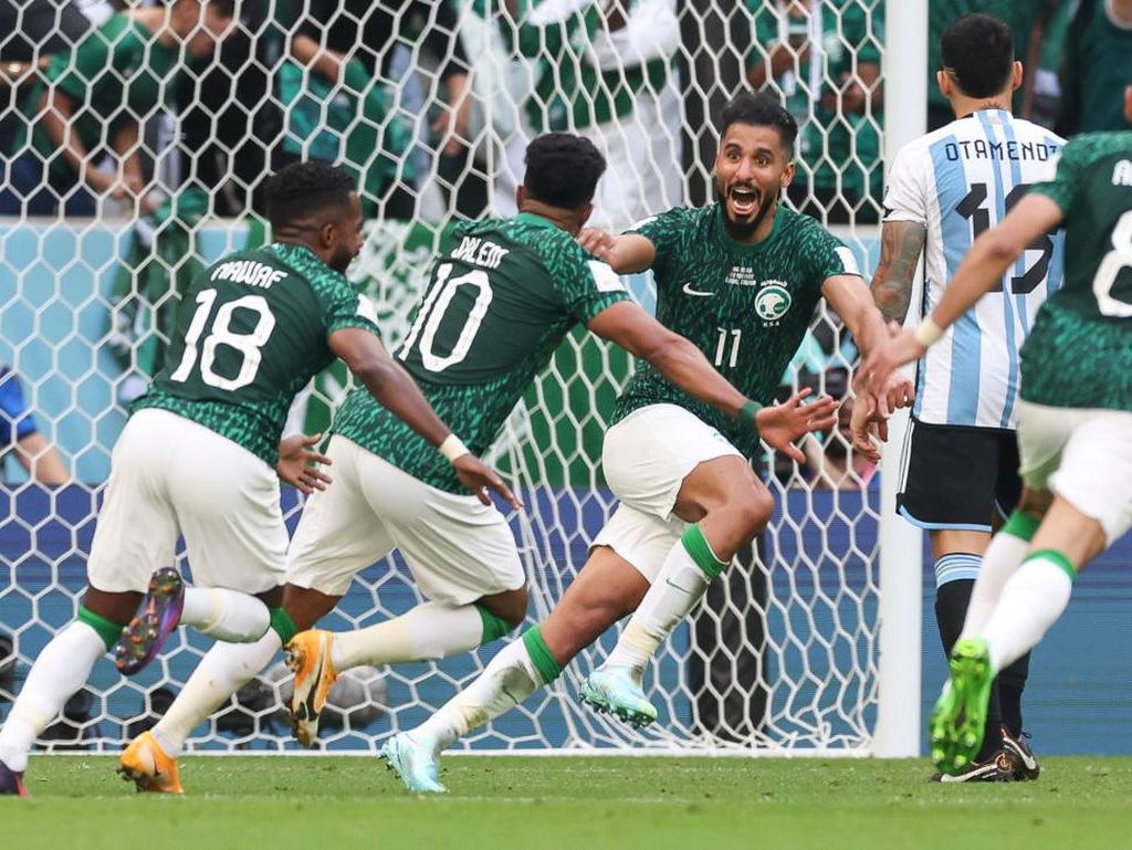 Argentina Vs Arab Saudi: Tim Tango Tumbang 1-2