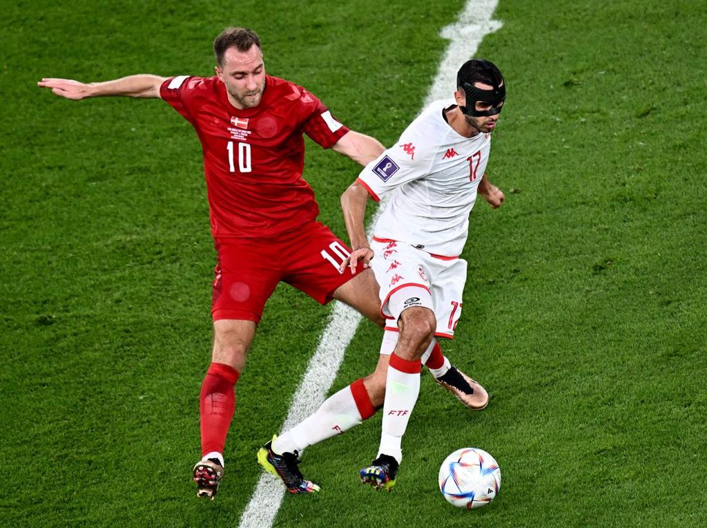 Hasil Denmark Vs Tunisia: Tim Dinamit Diredam 0-0
