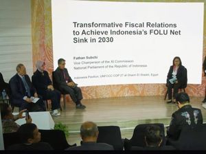Di COP27, RI Dorong Sistem Insentif Fiskal untuk Hadapi Perubahan Iklim