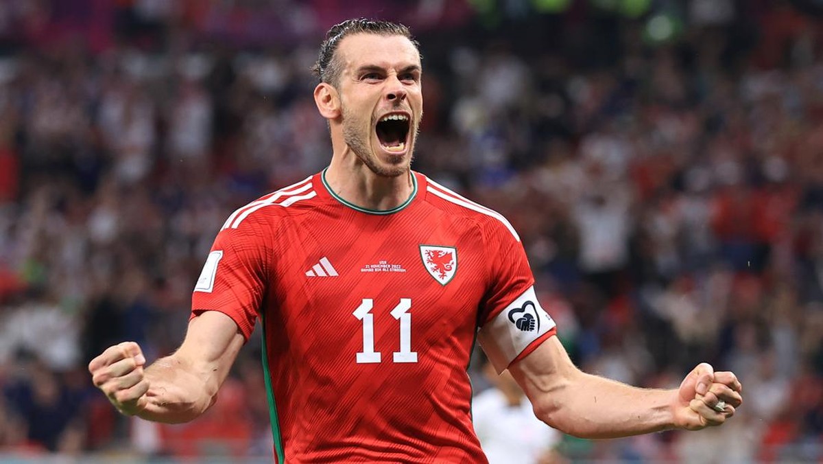 Gareth Bale, penyelamat Wales dari kekalahan atas AS di Piala Dunia 2022.  Foto: Offside via Getty Images/Simon Stacpoole/Offside