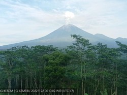 Gunung Semeru Rawan Muntahkan Batu Pijar Usai Erupsi