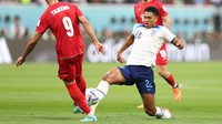 Squawka melansir, Jude Bellingham catatkan sembilan kali menangi posisi, tujuh kali menangi duel, 113 sentuhan,dan tiga tekel sukses (Getty Images)
