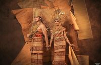 Potret Prewedding Kaesang Dan Erina Gudono Saat Memakai Baju Adat Dayak