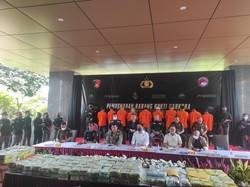 Bareskrim Musnahkan 269 Kg Sabu dari Hasil Penangkapan 7 Tersangka